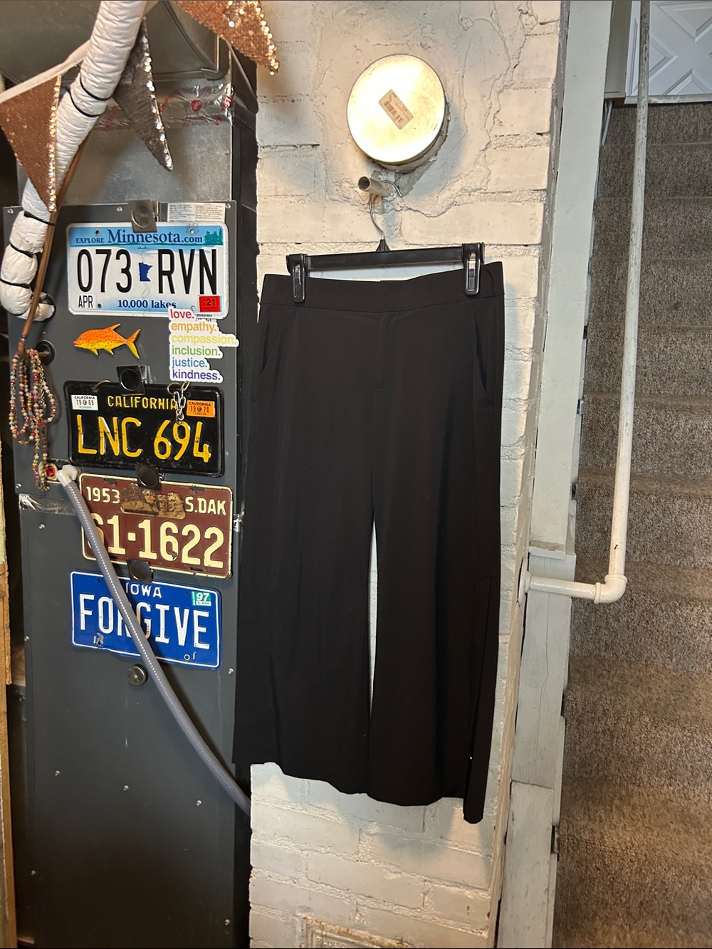 Athleta Wide Leg, Classy, Trouser Style Pants with Snap-Up Slits 4 Petite—Great